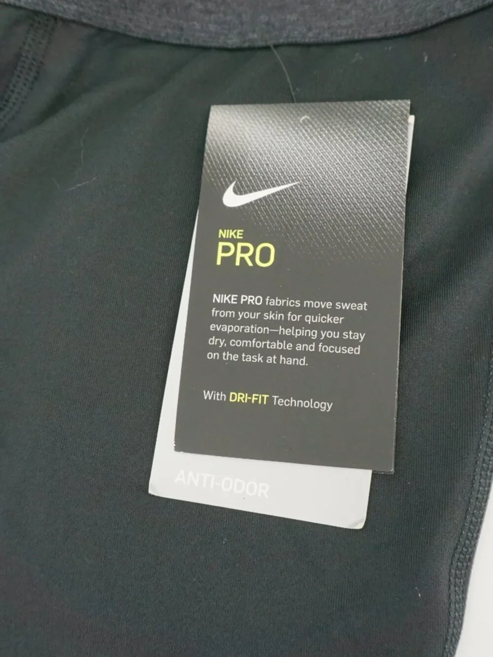 NEW! Nike Pro Compression Training Anti-Odor Tights Black 929699-010